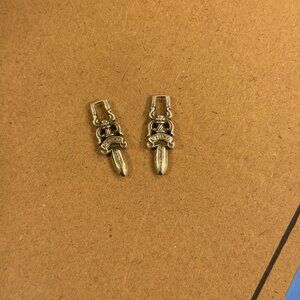 Chrome Hearts Dagger Zippers/Pendants (2)